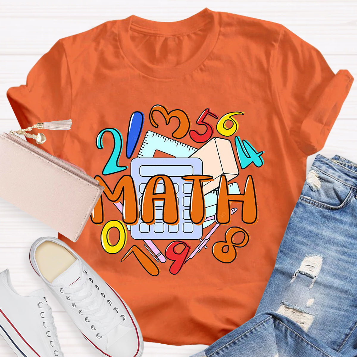 Math Number Teacher T-Shirt