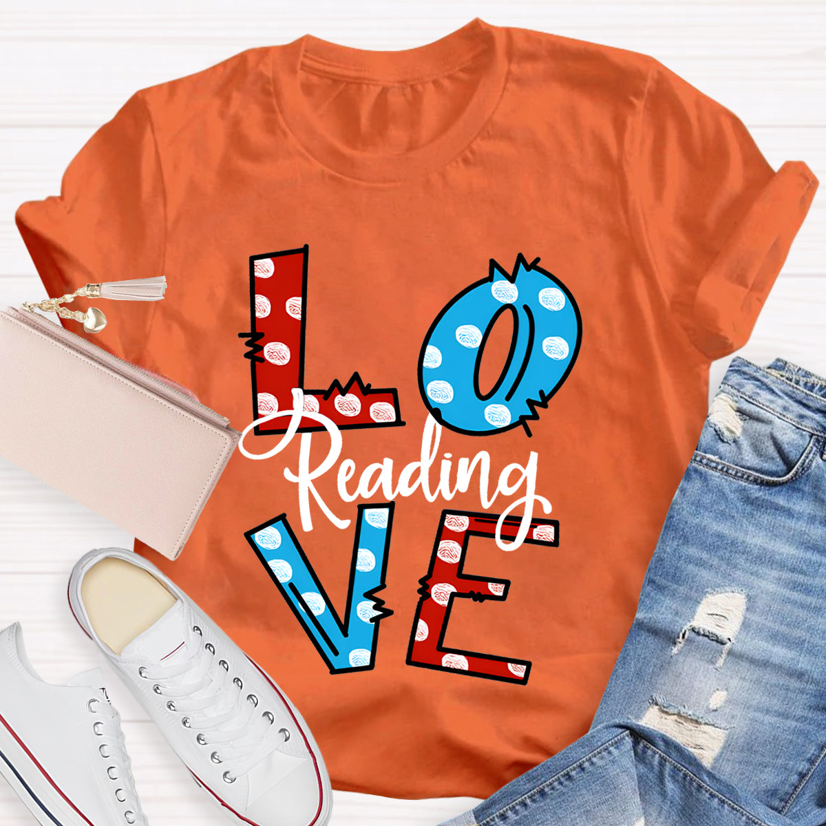 Love Reading Teacher T-Shirt