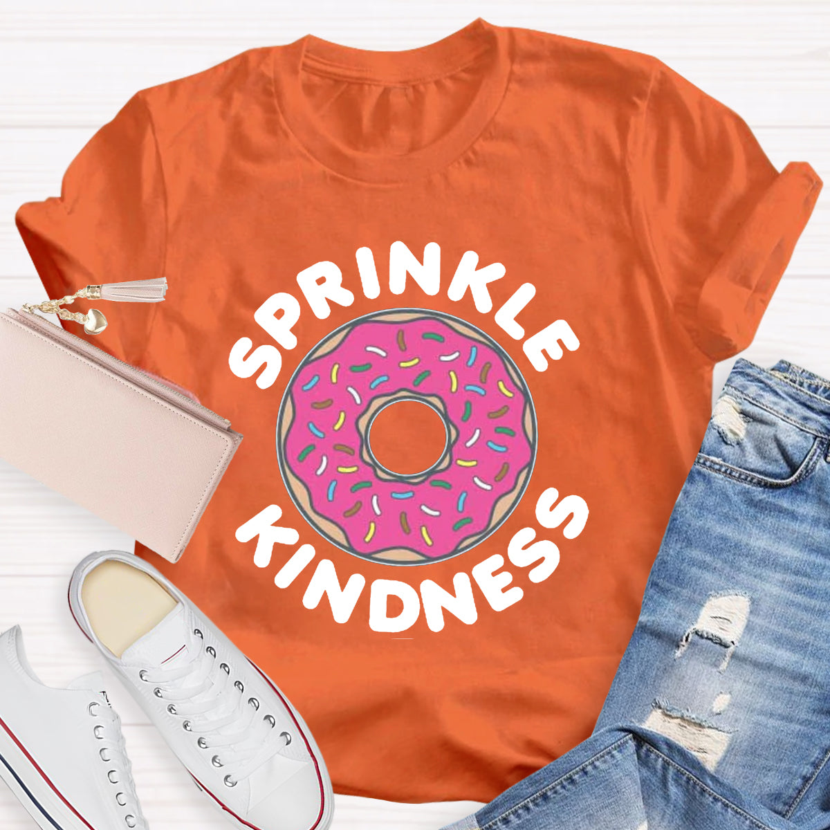 Sprinkle Kindness Funny Cute Donut T-Shirt