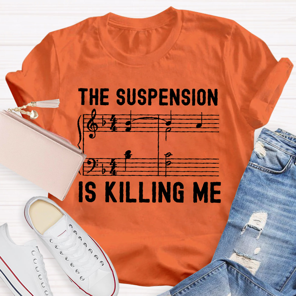 The Suspension Is Killing Me Math Teacher T-Shirt