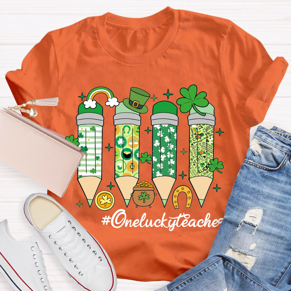 One Lucky Teacher T-Shirt