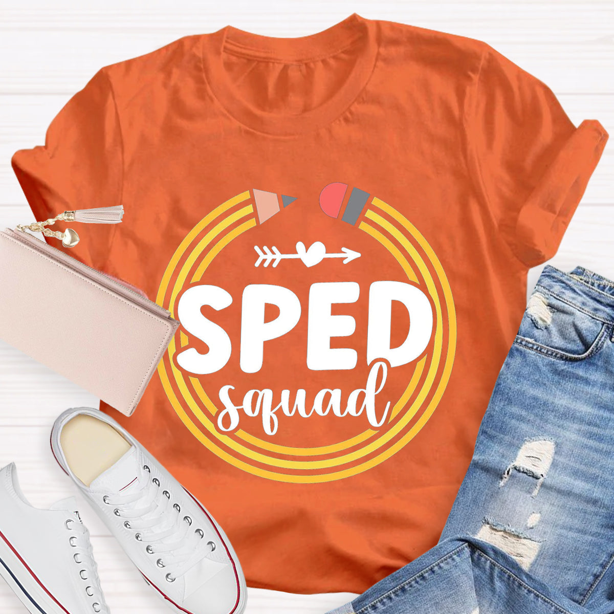 Sped Squad Pencil Teacher T-Shirt