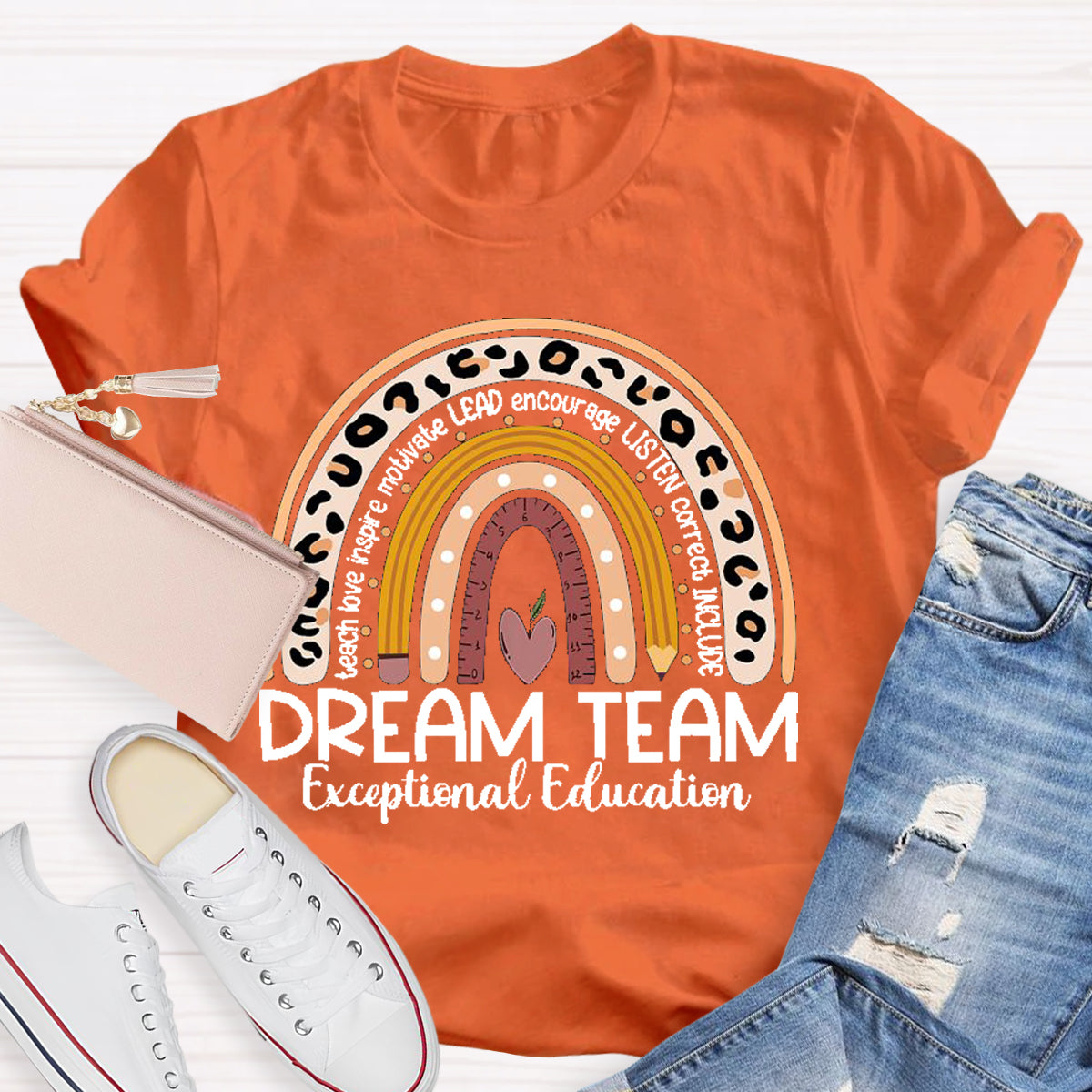 Personalized Dream Team Name Teacher T-Shirt