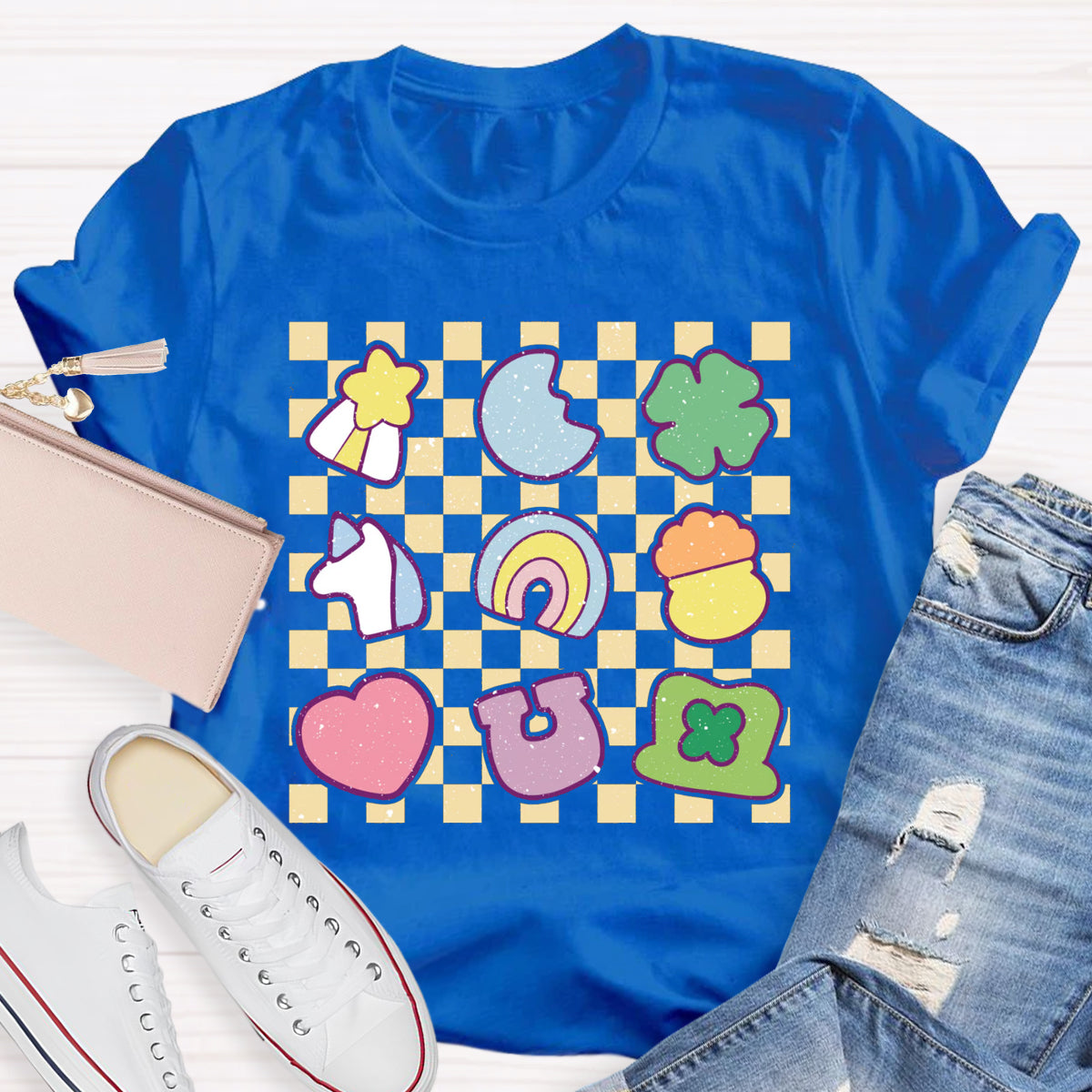 Checkered Lucky Charms T-Shirt