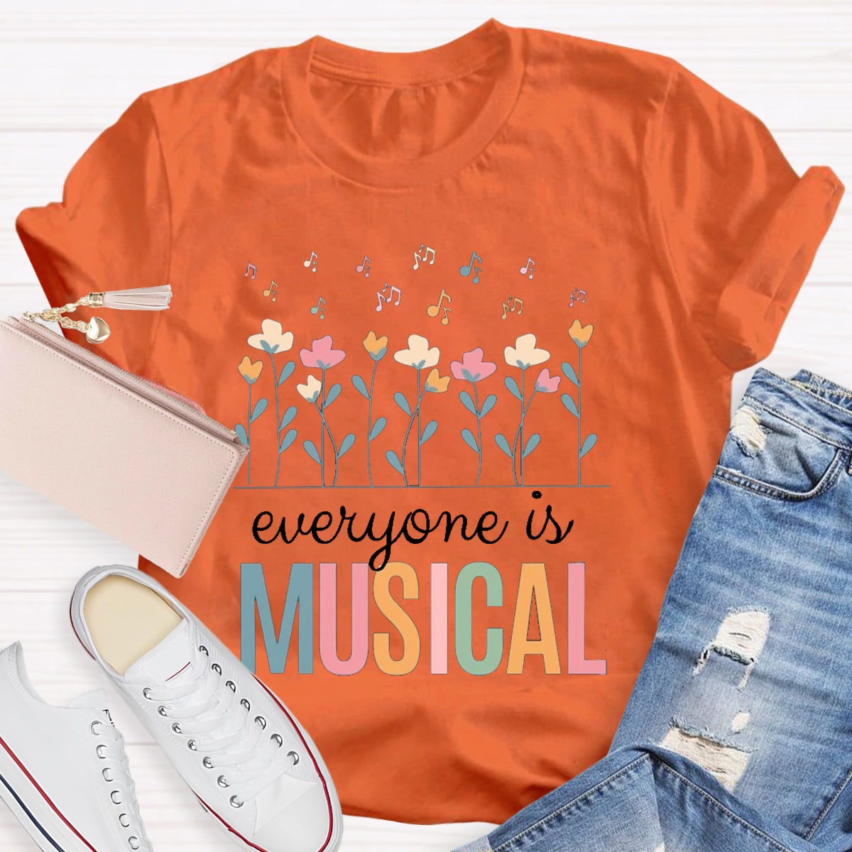 Everyone Is Musical Teacher T-Shirt