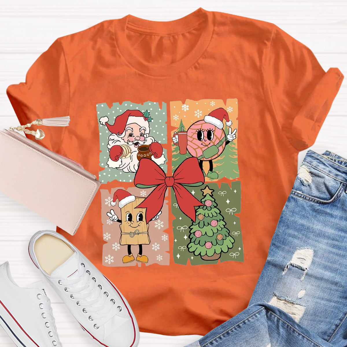 Santa Claus Christmas tree T-Shirt