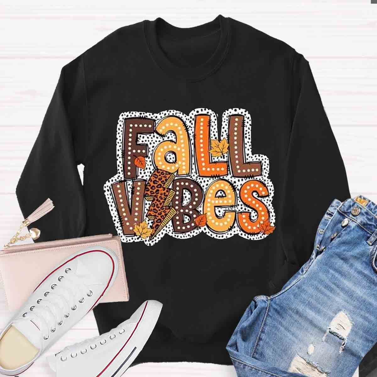 Fall Vibes Retro Sweatshirt