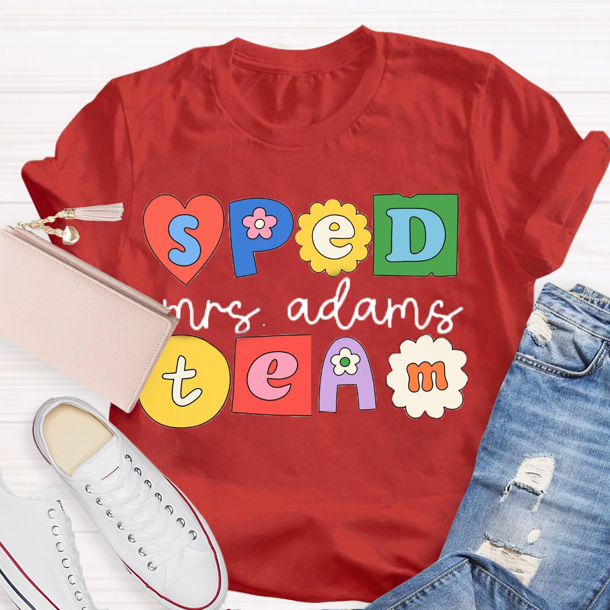 Personalized Name Special Education Teacher TShirt