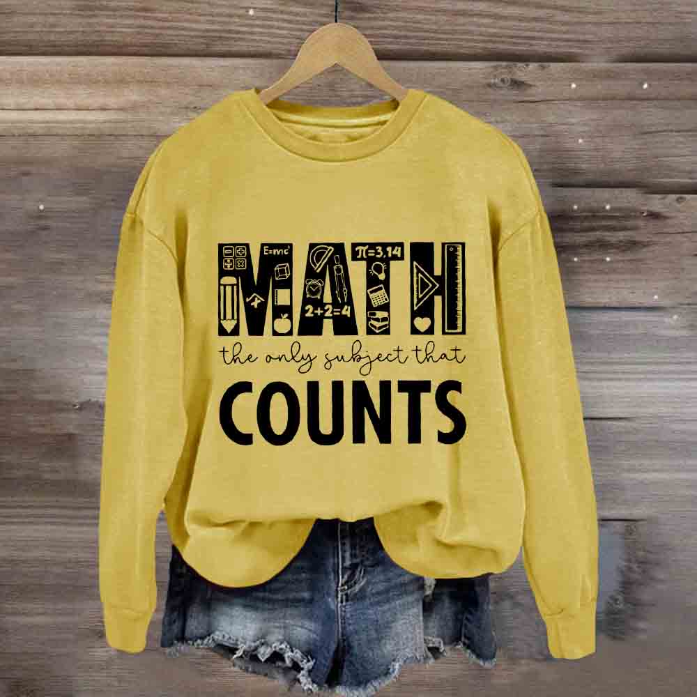 Math Counts Teacher Sweatshirt