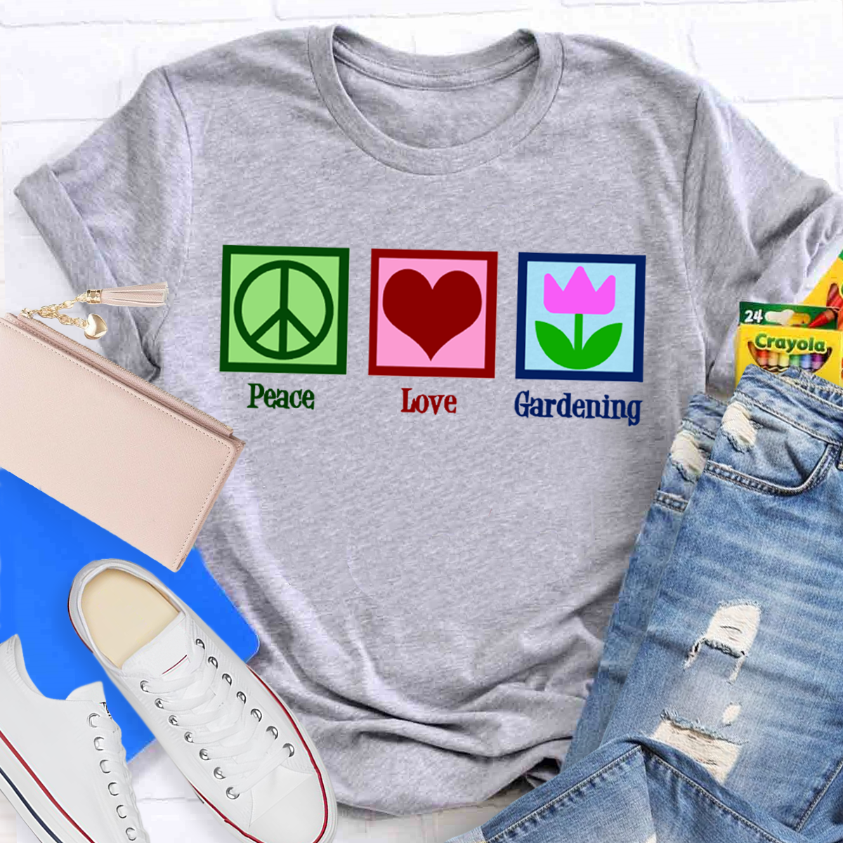 Peace Love Gardening T-Shirt