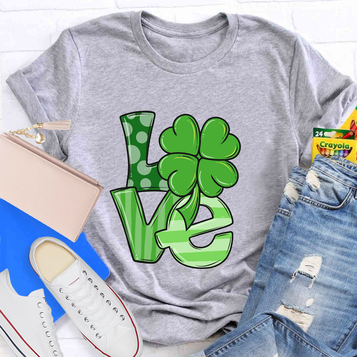 St. Patrick's Day Love Teacher T-Shirt