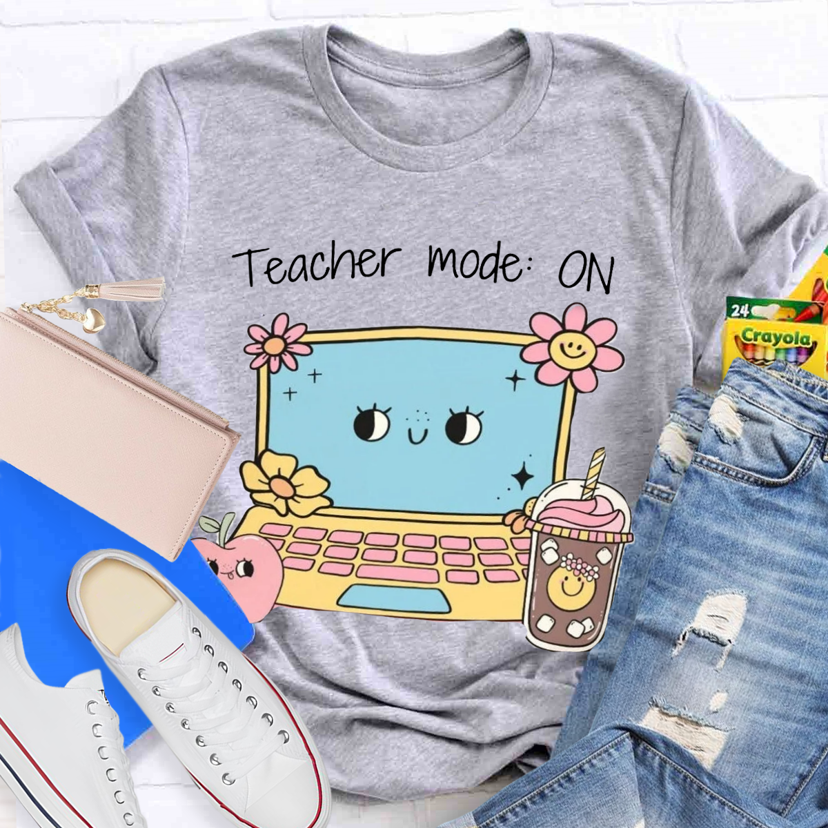 Teacher Mode On Computer Coffee T-Shirt