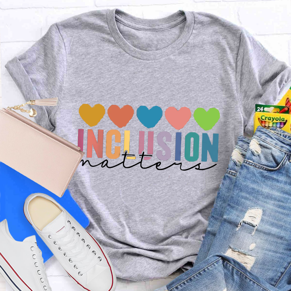 Inclusion Matter Heart T-Shirt