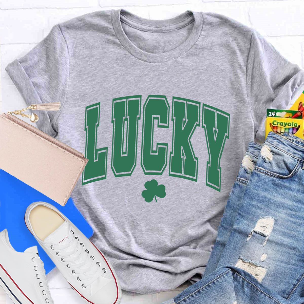 St Patrick's Day Lucky Shamrock T-Shirt