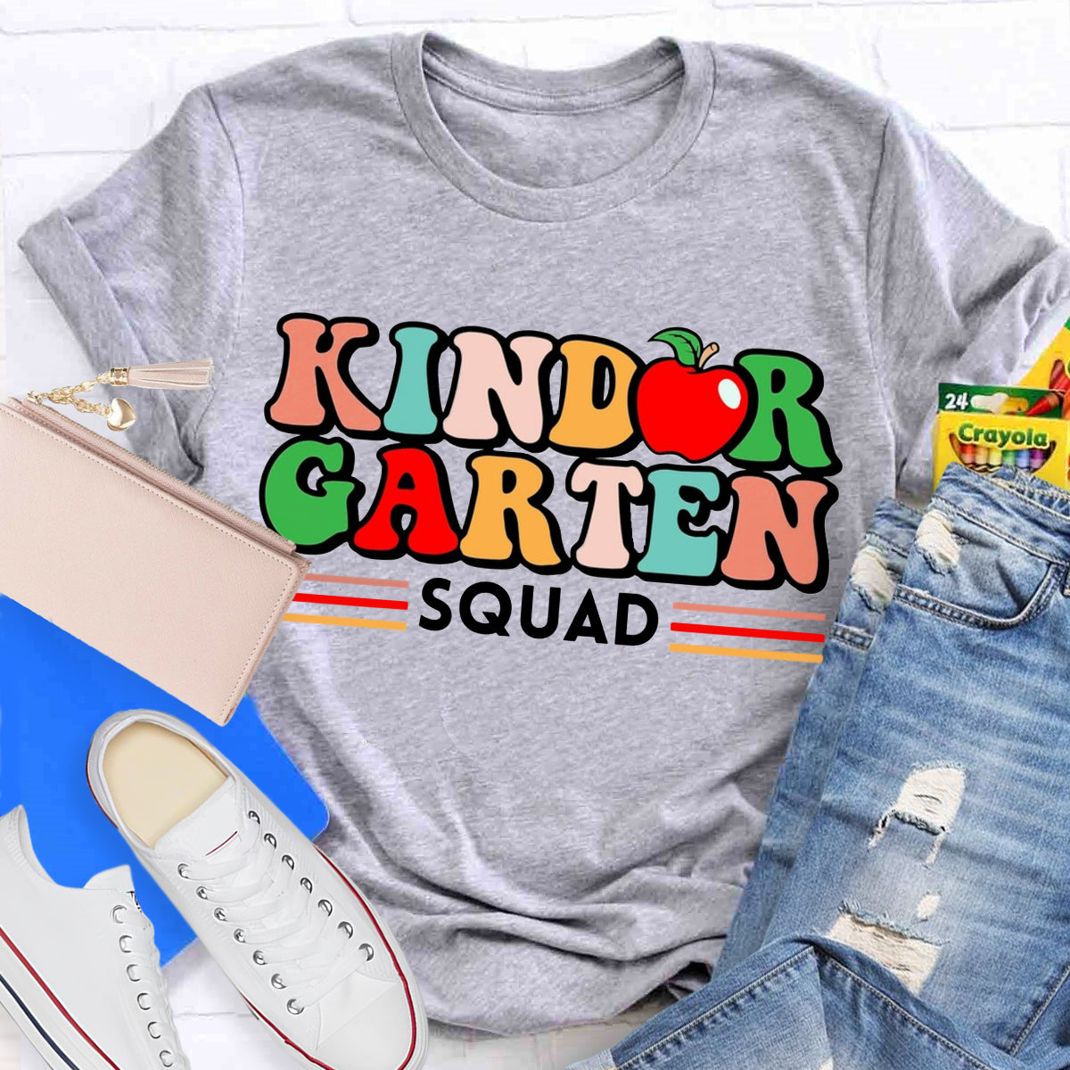 Personalized Grade Teacher Squad  T-Shirt