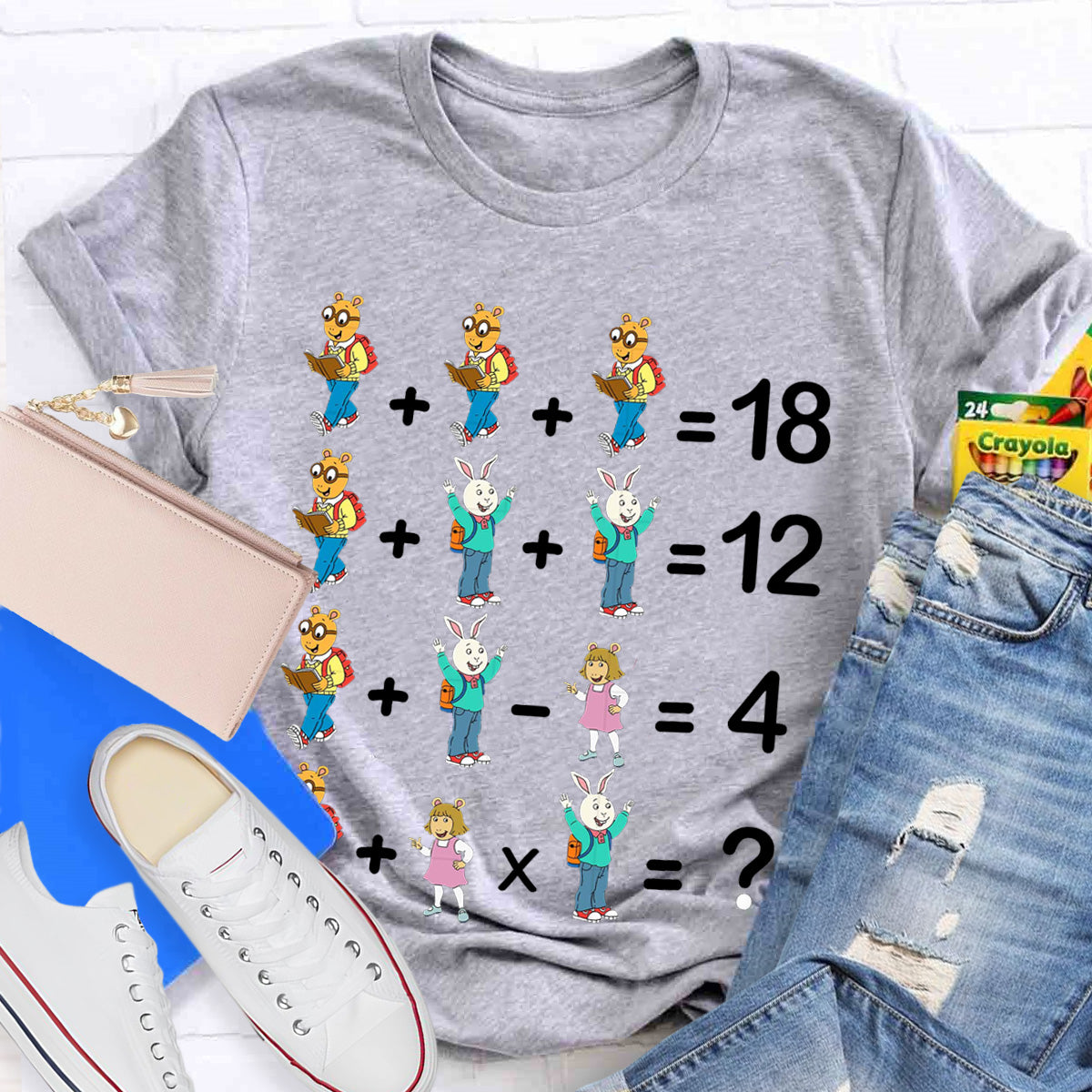 Arthur And Friends Math Teacher T-Shirt