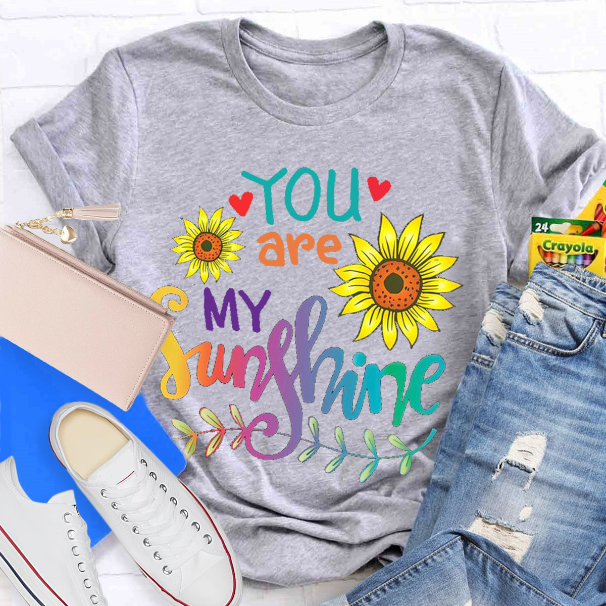 You Are My Sunshine Sunflower T-Shirt