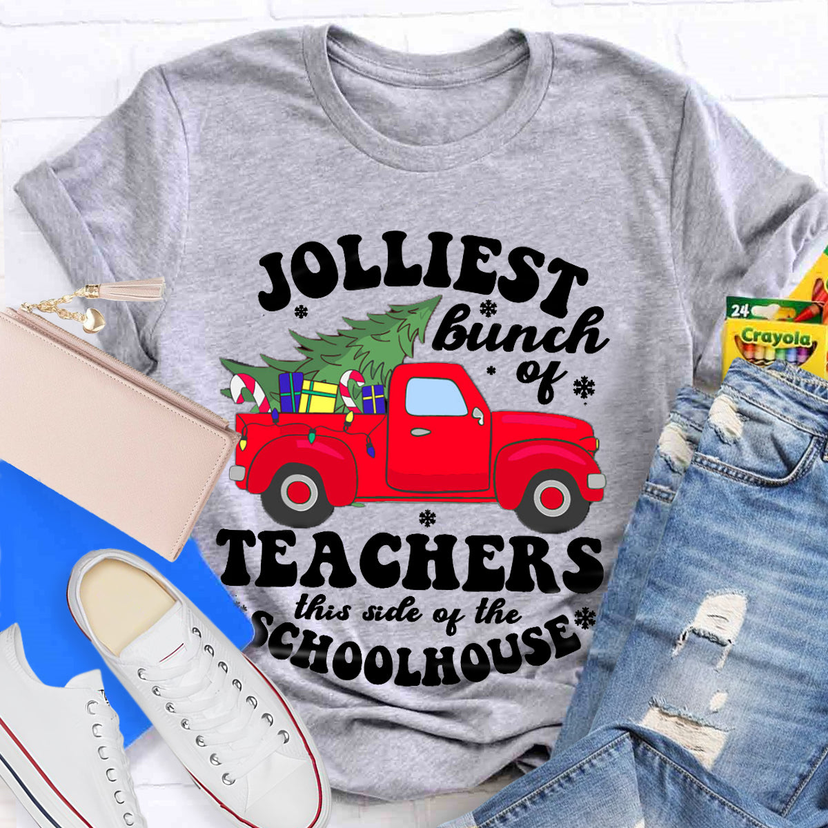 Jolliest Bunch Of Teachers This Side Of The Schoolhouse T-Shirt