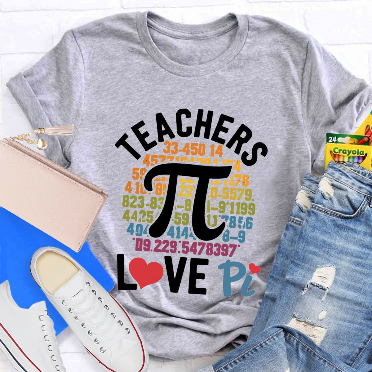 Teachers Love Pi Day T-Shirt