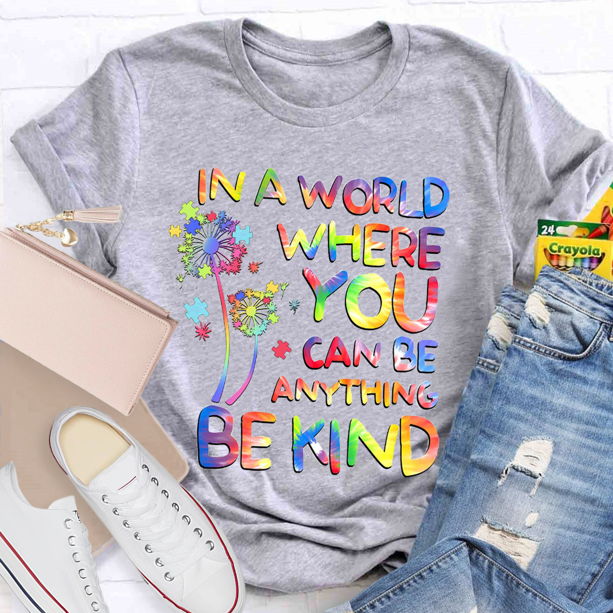 In A World Where You Can Be Anything Dandelion T-Shirt