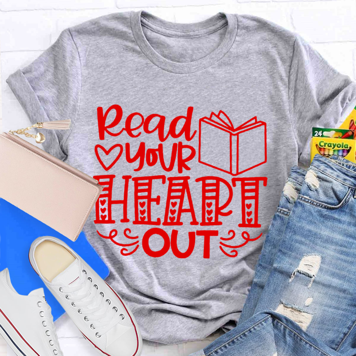 Read Your Heart Out Teacher T-Shirt