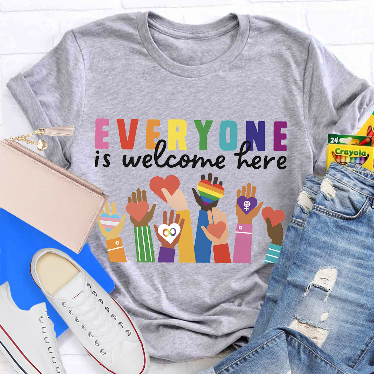 Everyone Is Welcome Here T-Shirt