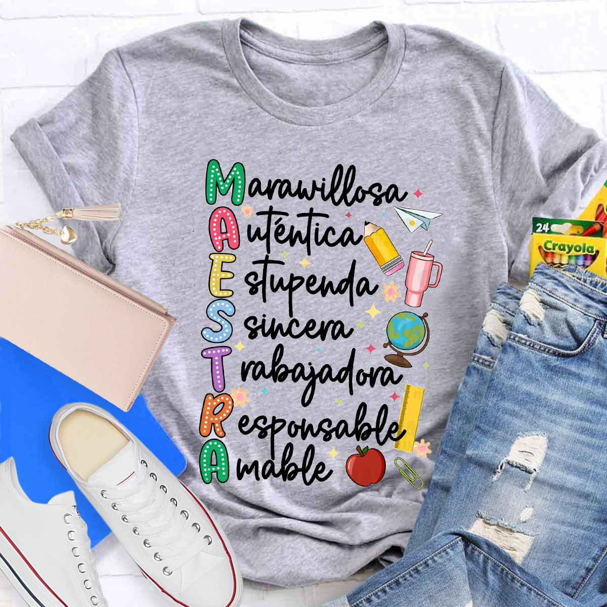 Maestra Dual Language Teacher T-Shirt