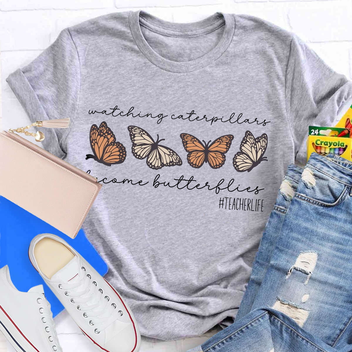 Watching Caterpillars Become Butterflies T-Shirt