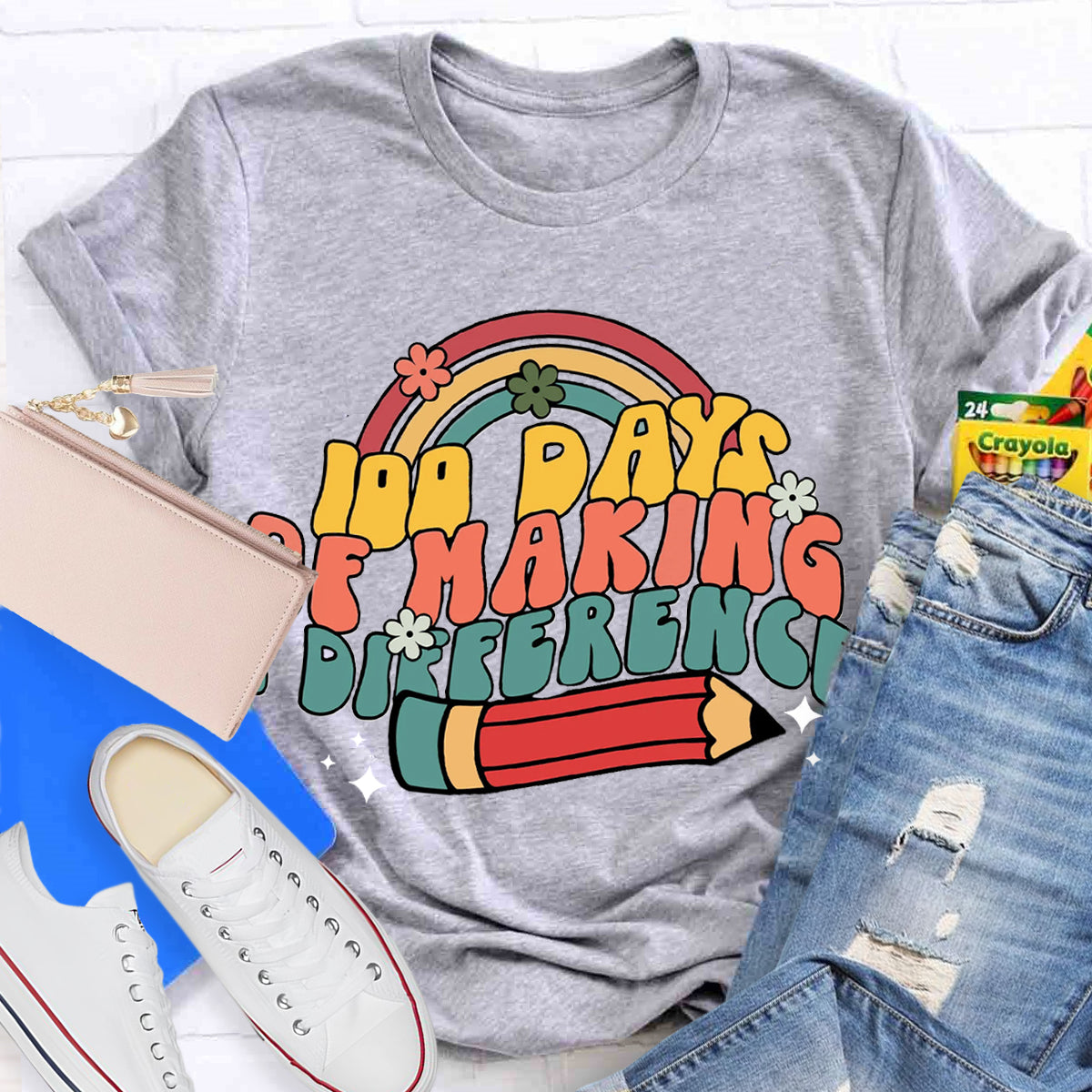 100 Days of Making a Difference T-Shirt