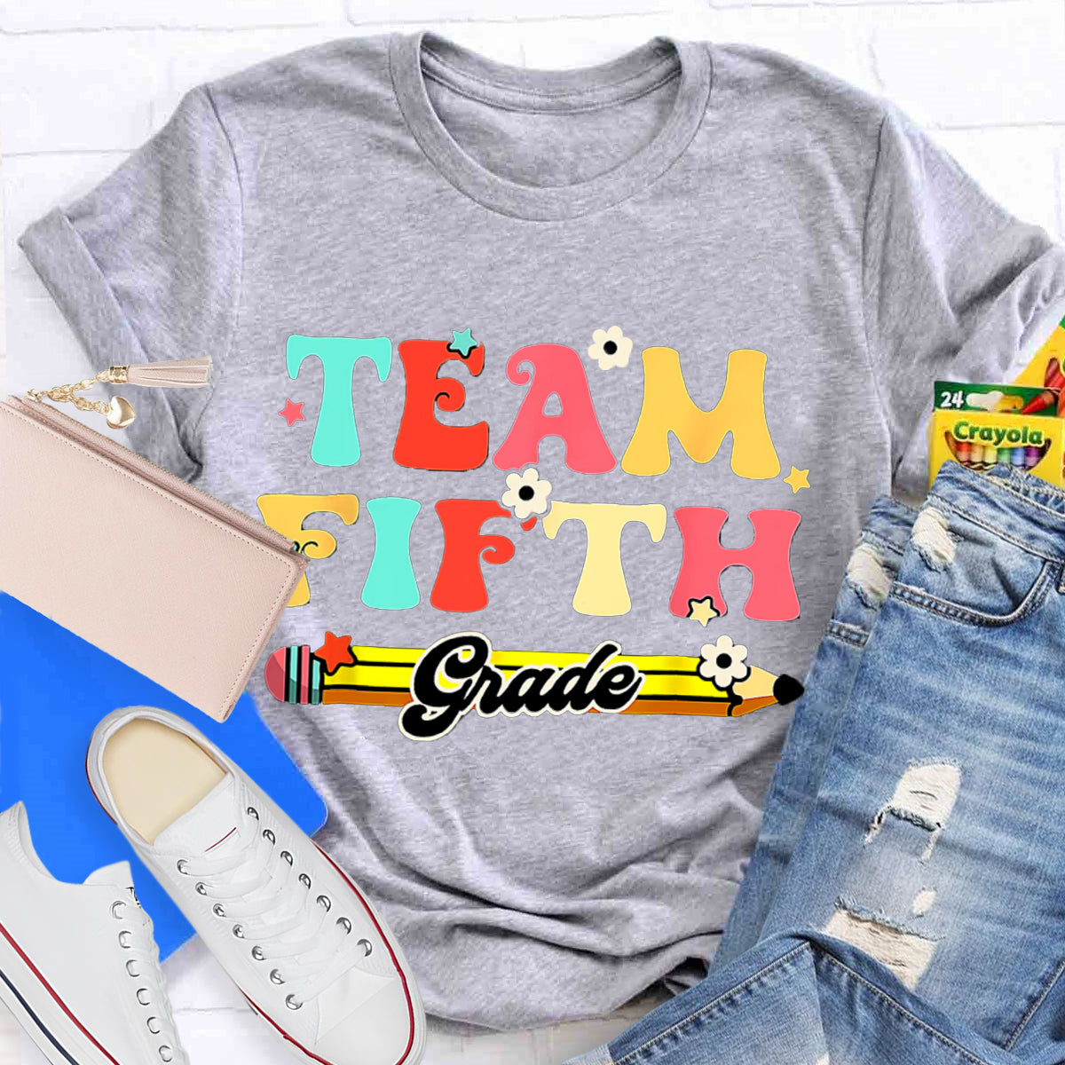 Personalized Grade Teacher Team T-Shirt