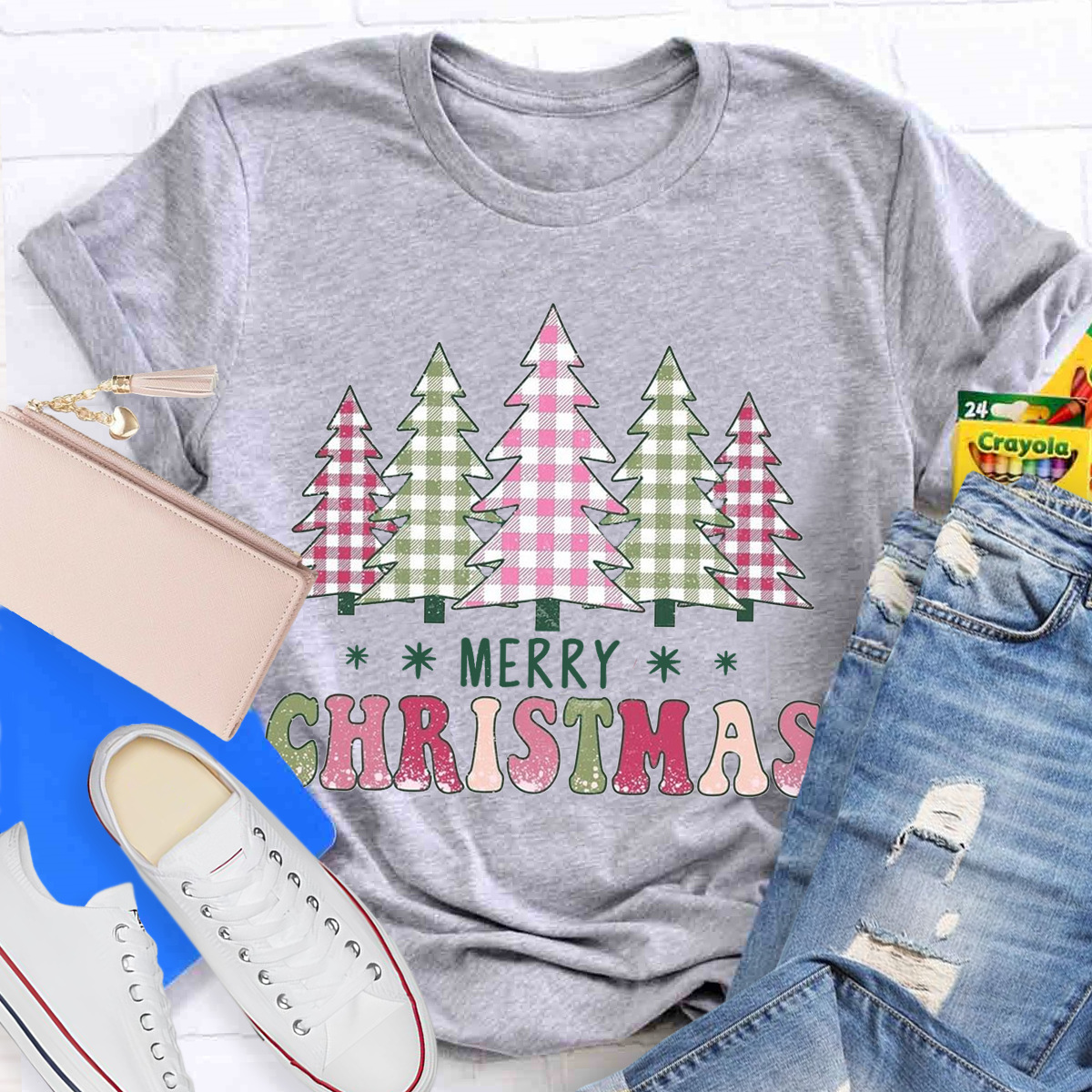 Coquette Merry Christmas Tree T-Shirt