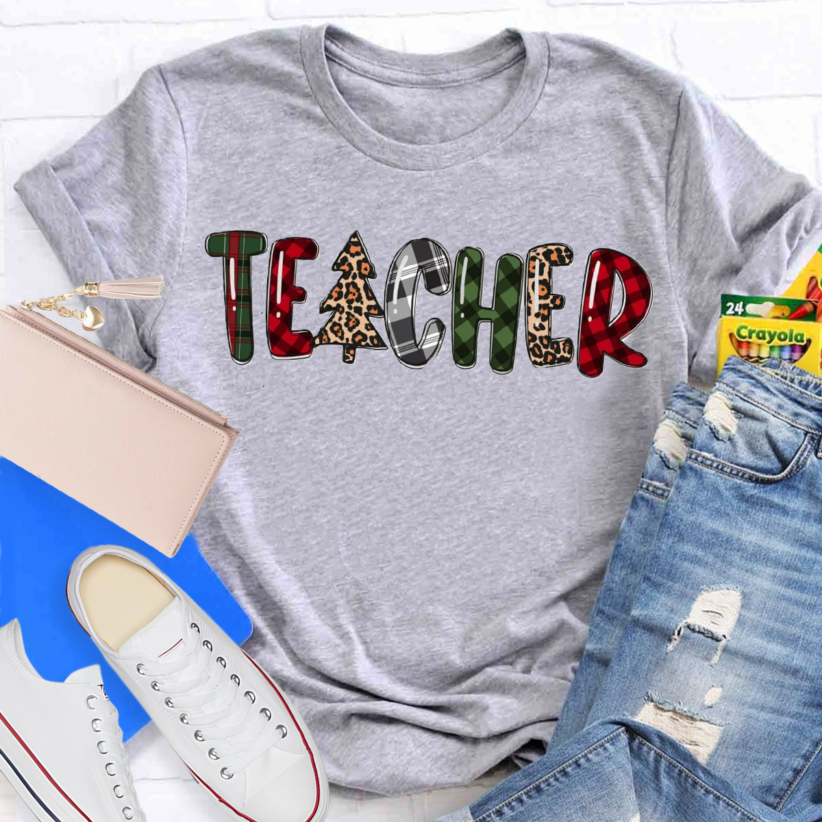 Christmas Tree Teacher T-Shirt