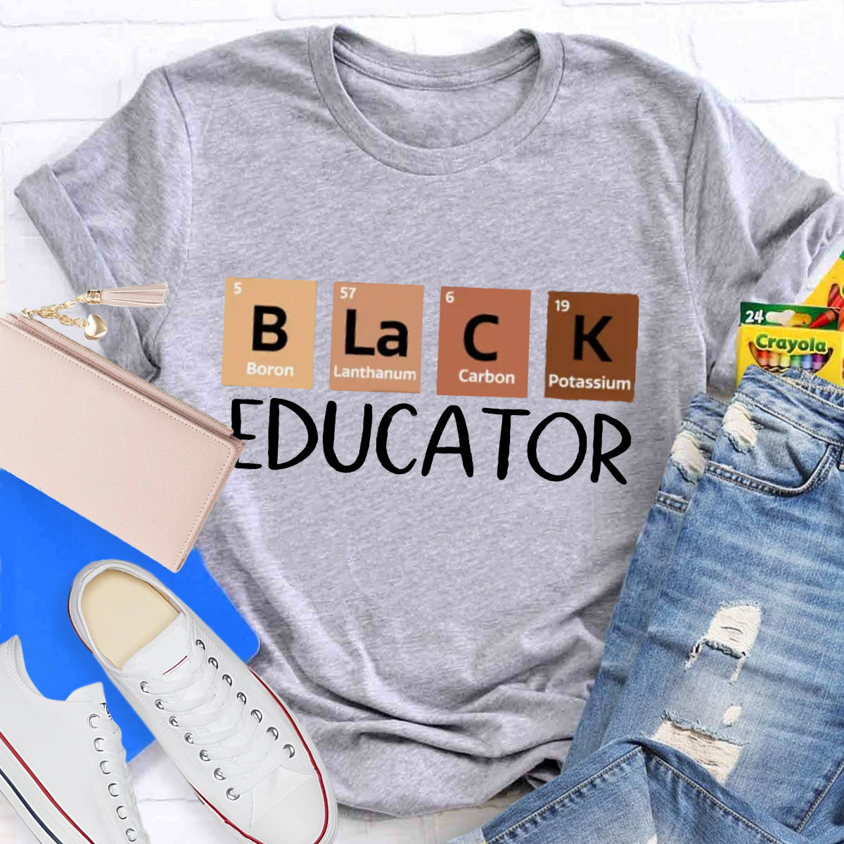 Black Educator Teacher T-Shirt