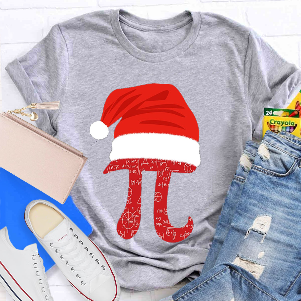 Math Teacher Christmas T-Shirt