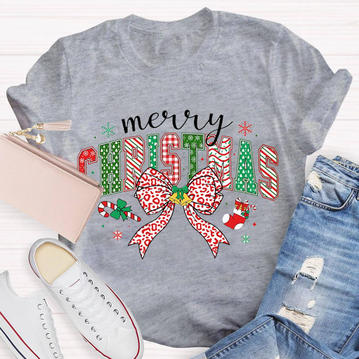 Cute Merry Christmas Teacher T-Shirt