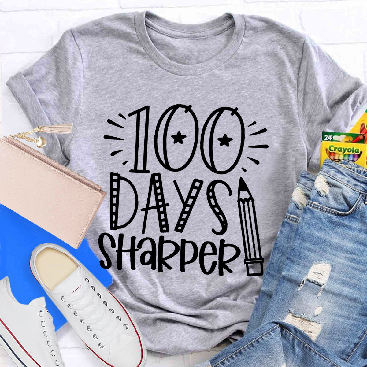 100 Days Sharper Teacher T-Shirt