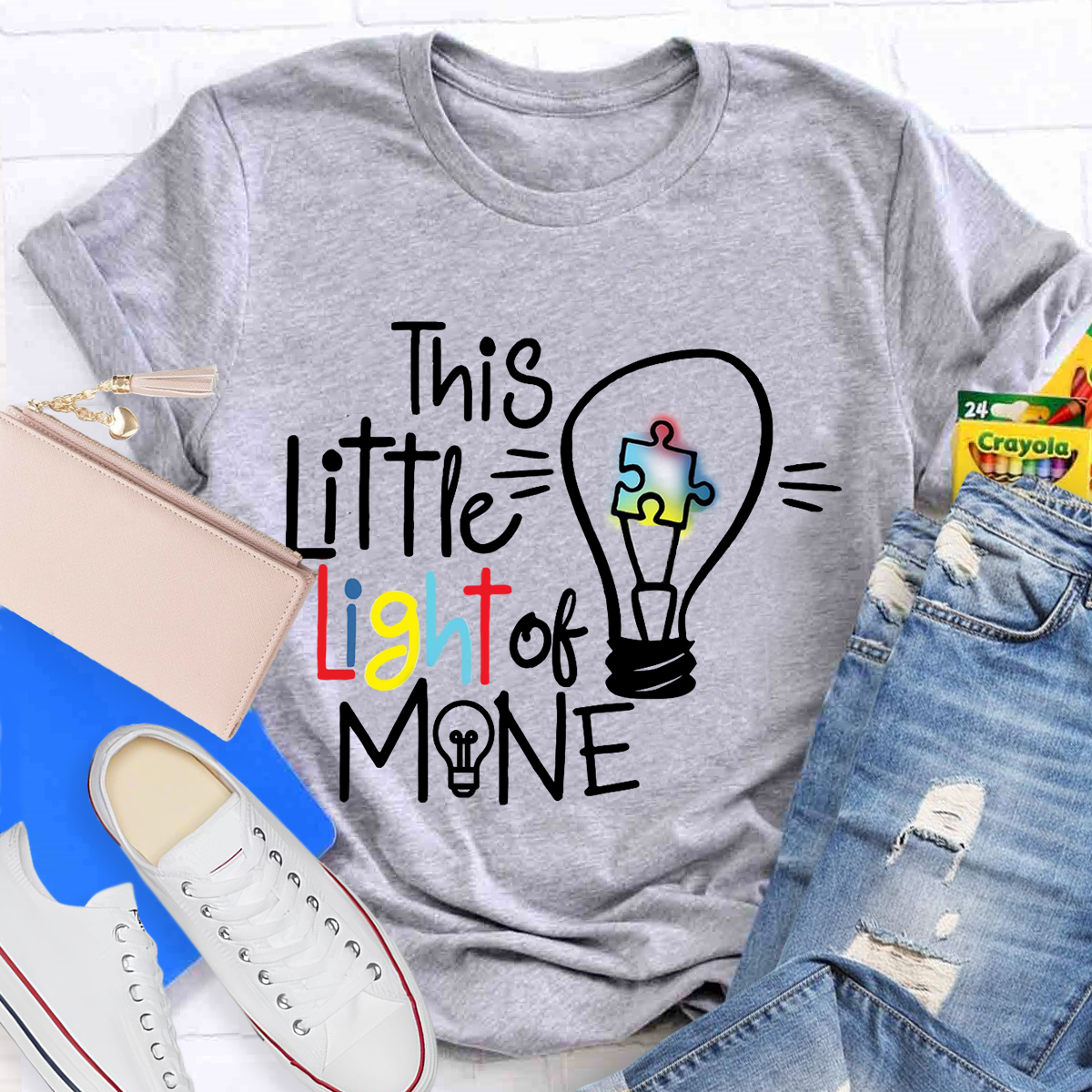 This Little Light Of Mine Autism T-shirt