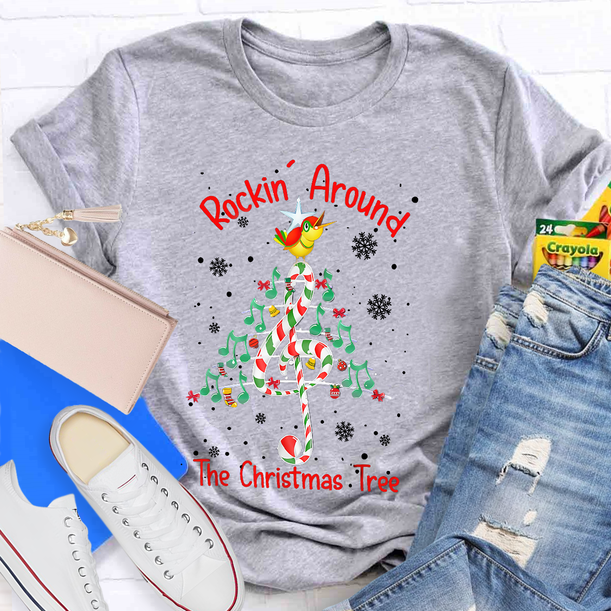 Rocking Around The Christmas Tree T-Shirt