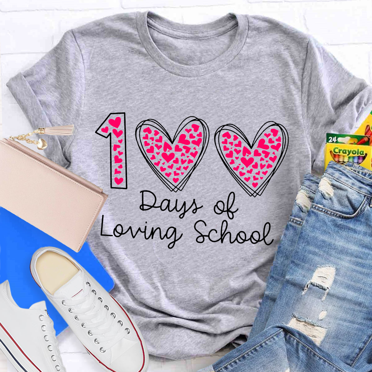 100 Days Of Loving School Teacher T-Shirt