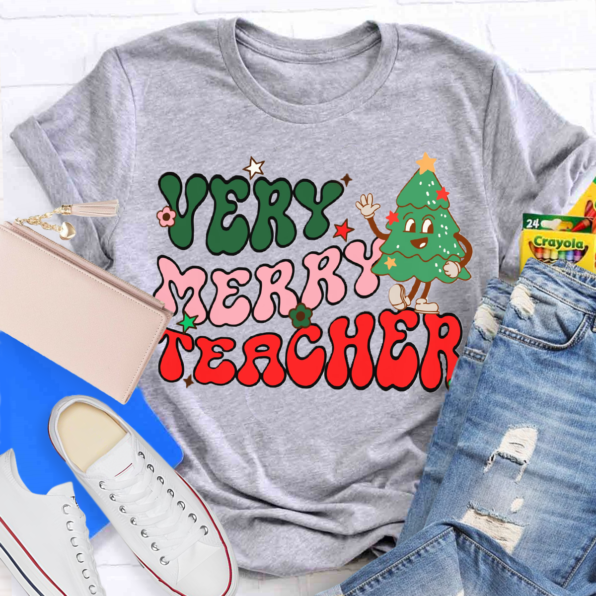 Very Merry Teacher T-Shirt