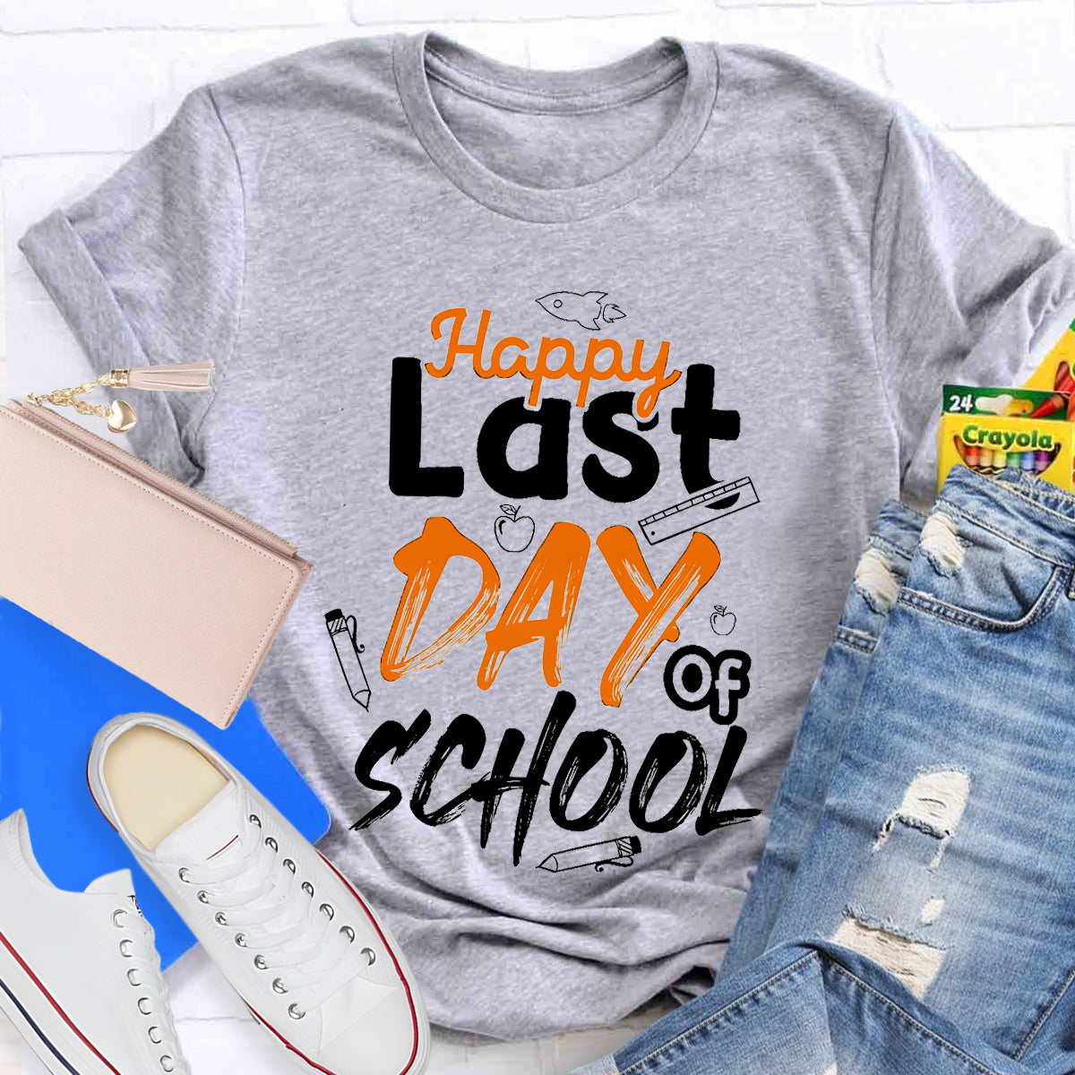 Happy Last Day Of School Ruler T-Shirt