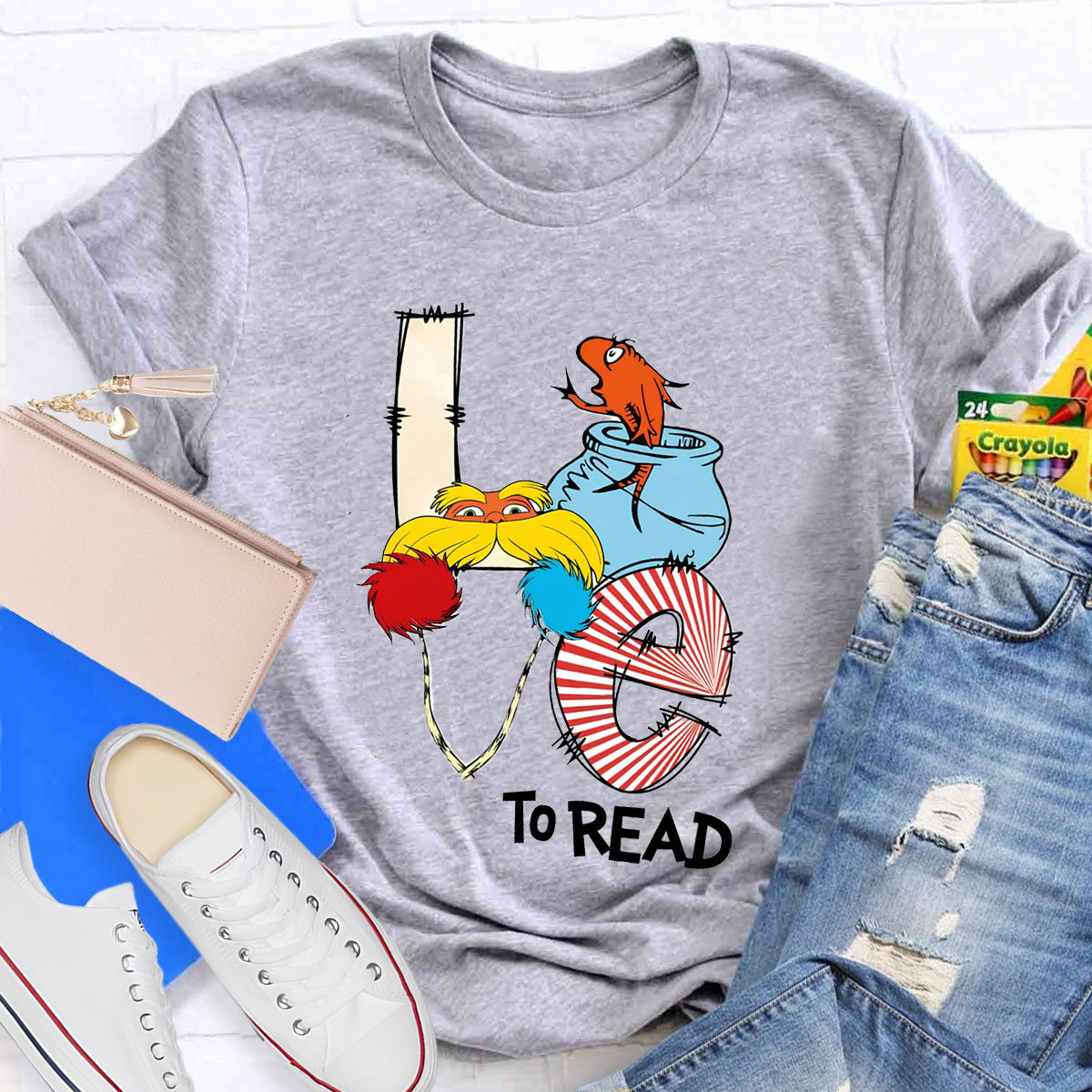 Love To Read Teacher T-Shirt