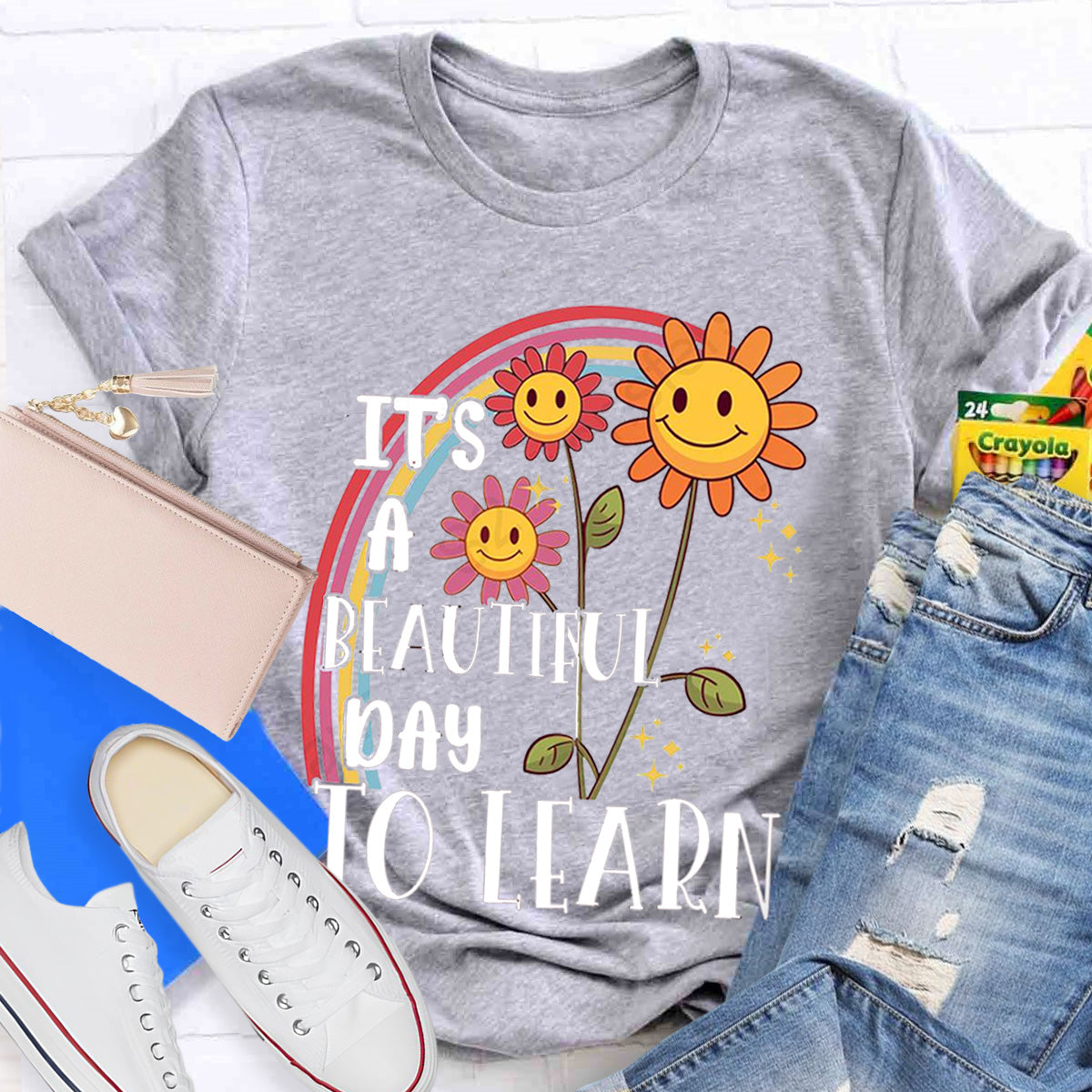 I's A Beautiful Day To Learn Teacher T-Shirt