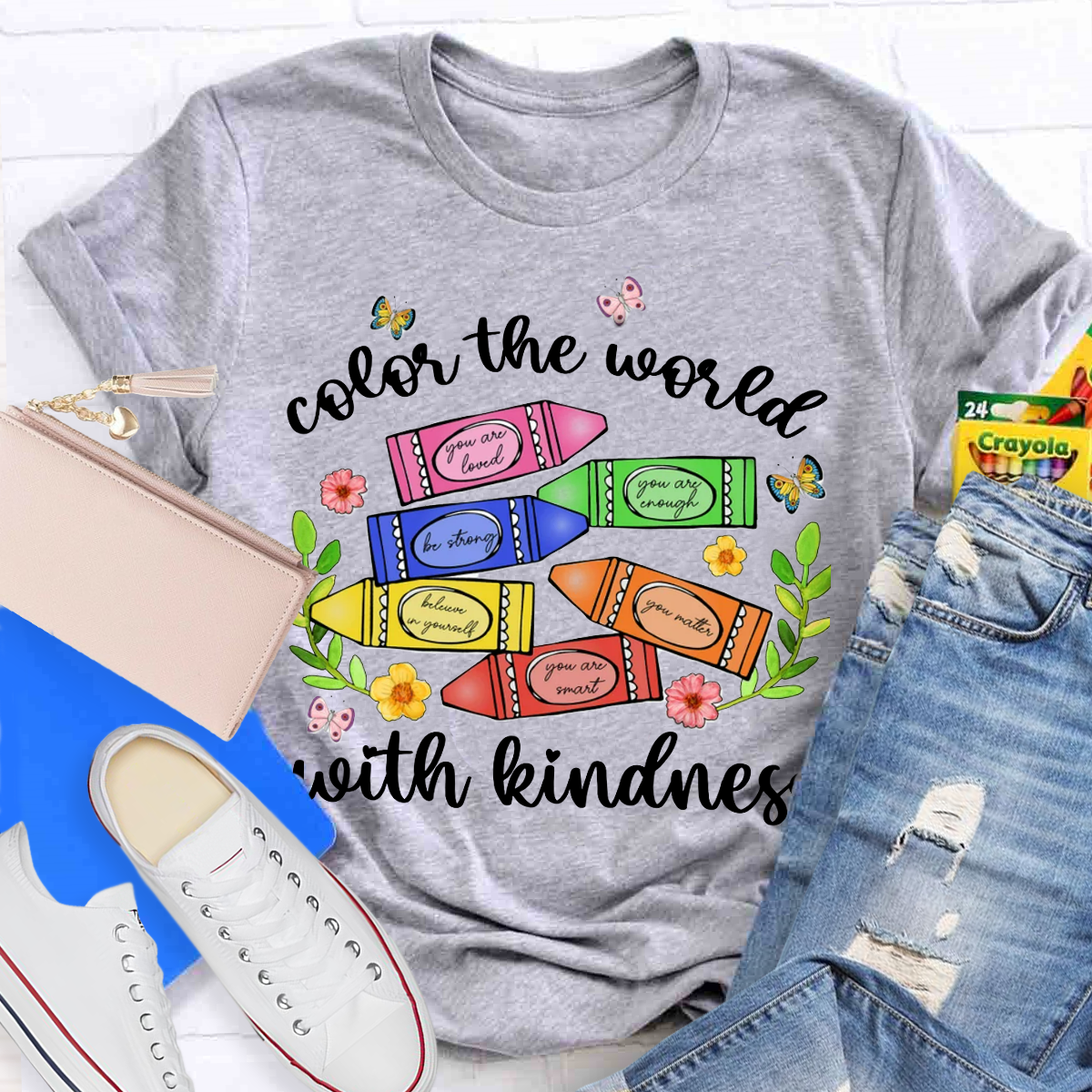 Color The World With Kindness T-Shirt