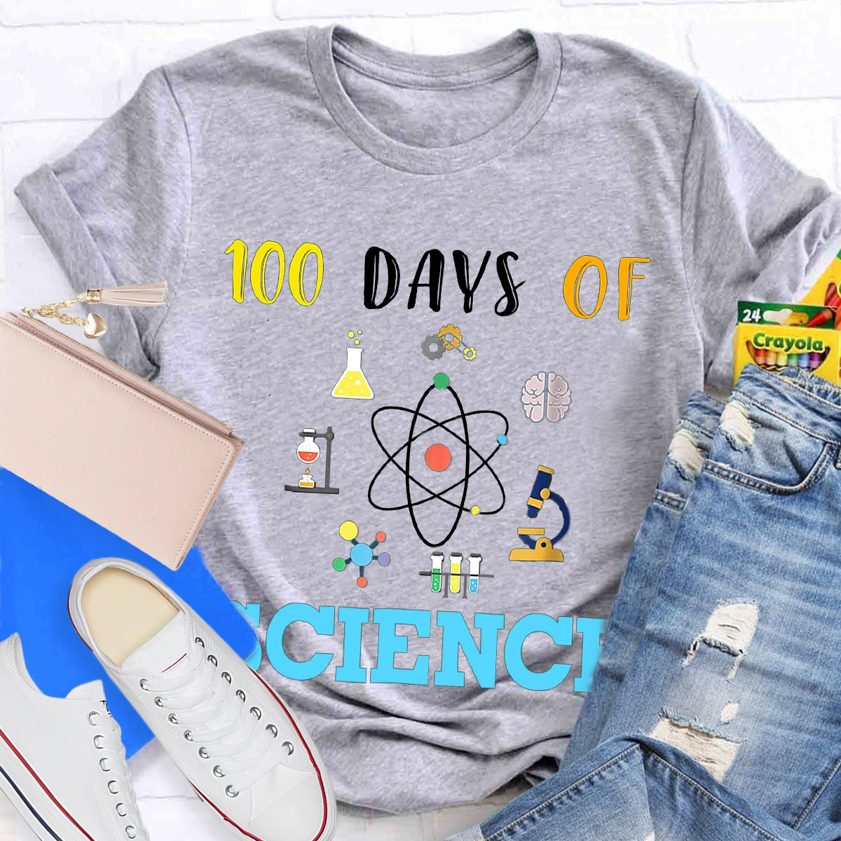 100 Days Of Science Teacher T-Shirt