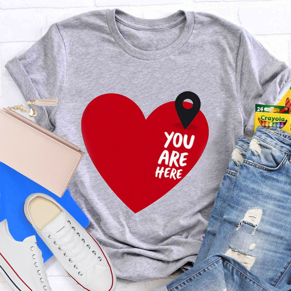 You Are Here In My Heart T-Shirt