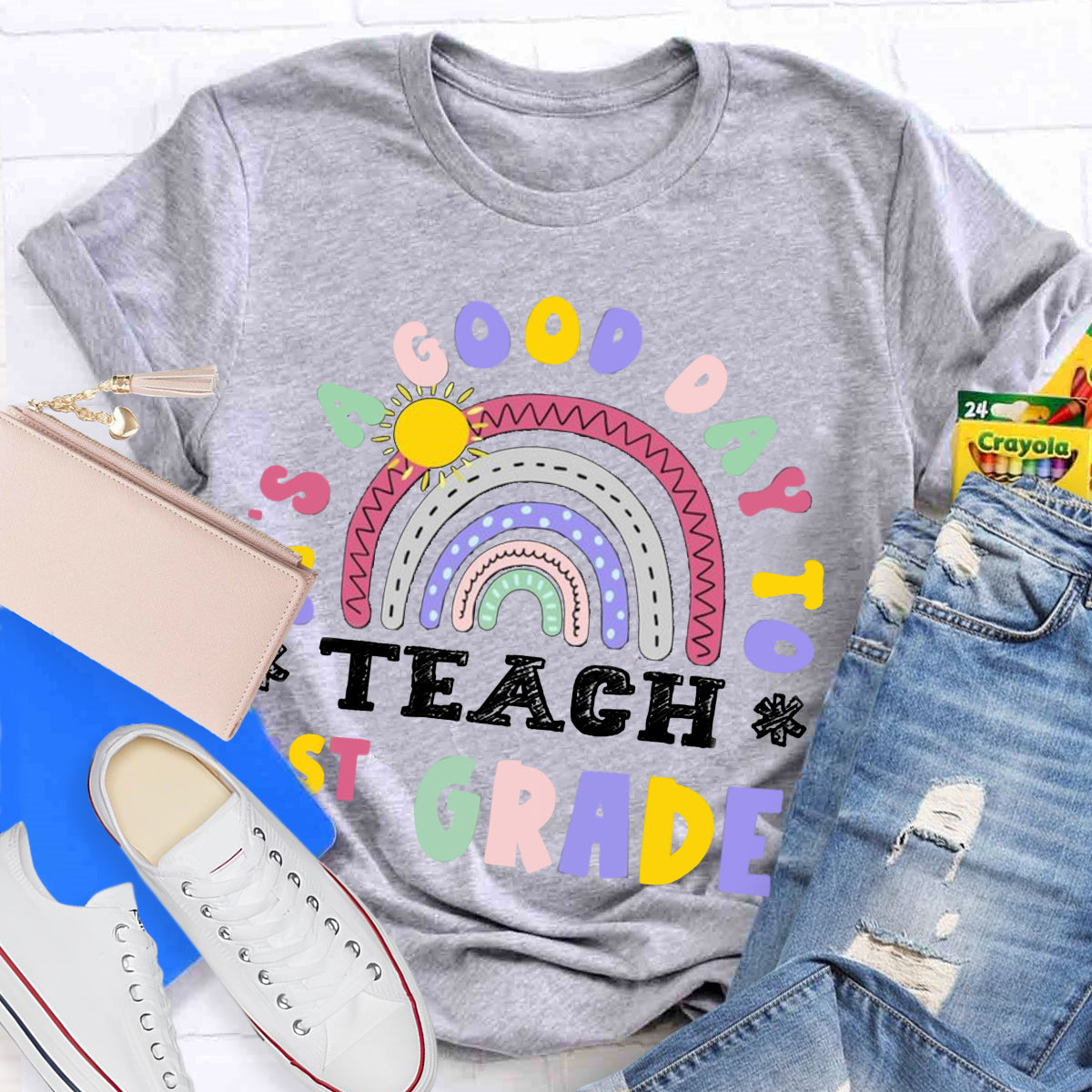 Personalized Grade It's A Good Day To Teach 1st Grade T-Shirt