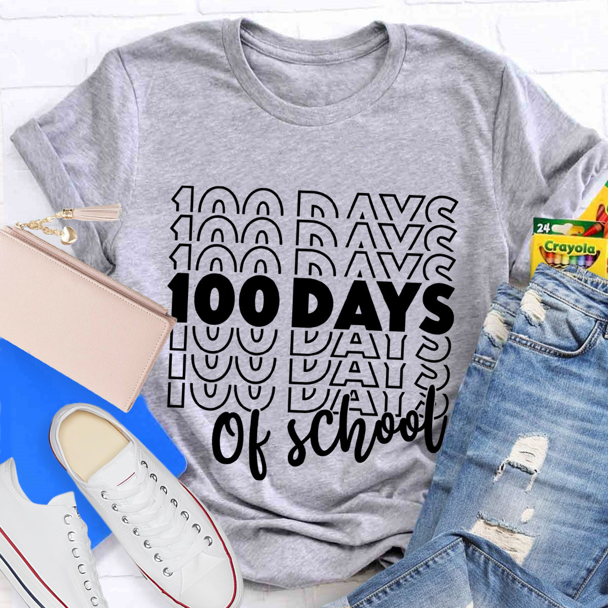 100 Days Of School Teacher T-Shirt