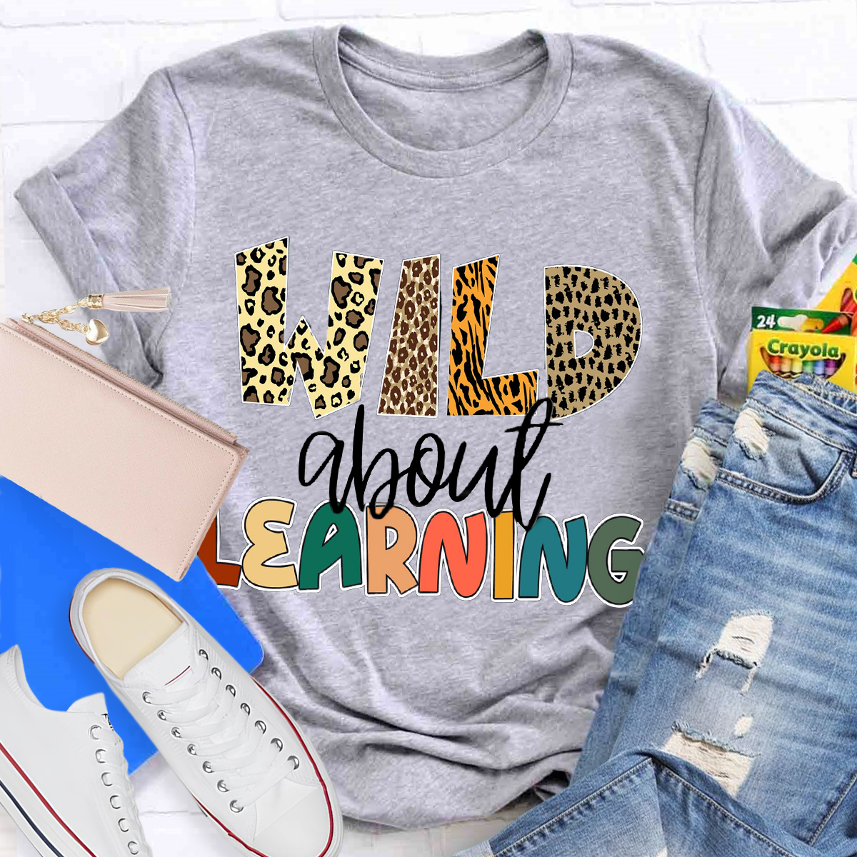 Wild About Learning Teacher T-Shirt