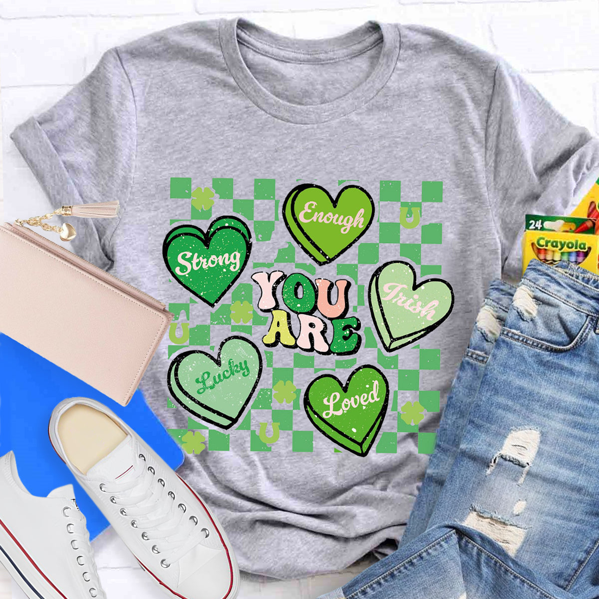 Retro Lucky Charm You Are Loved T-Shirt